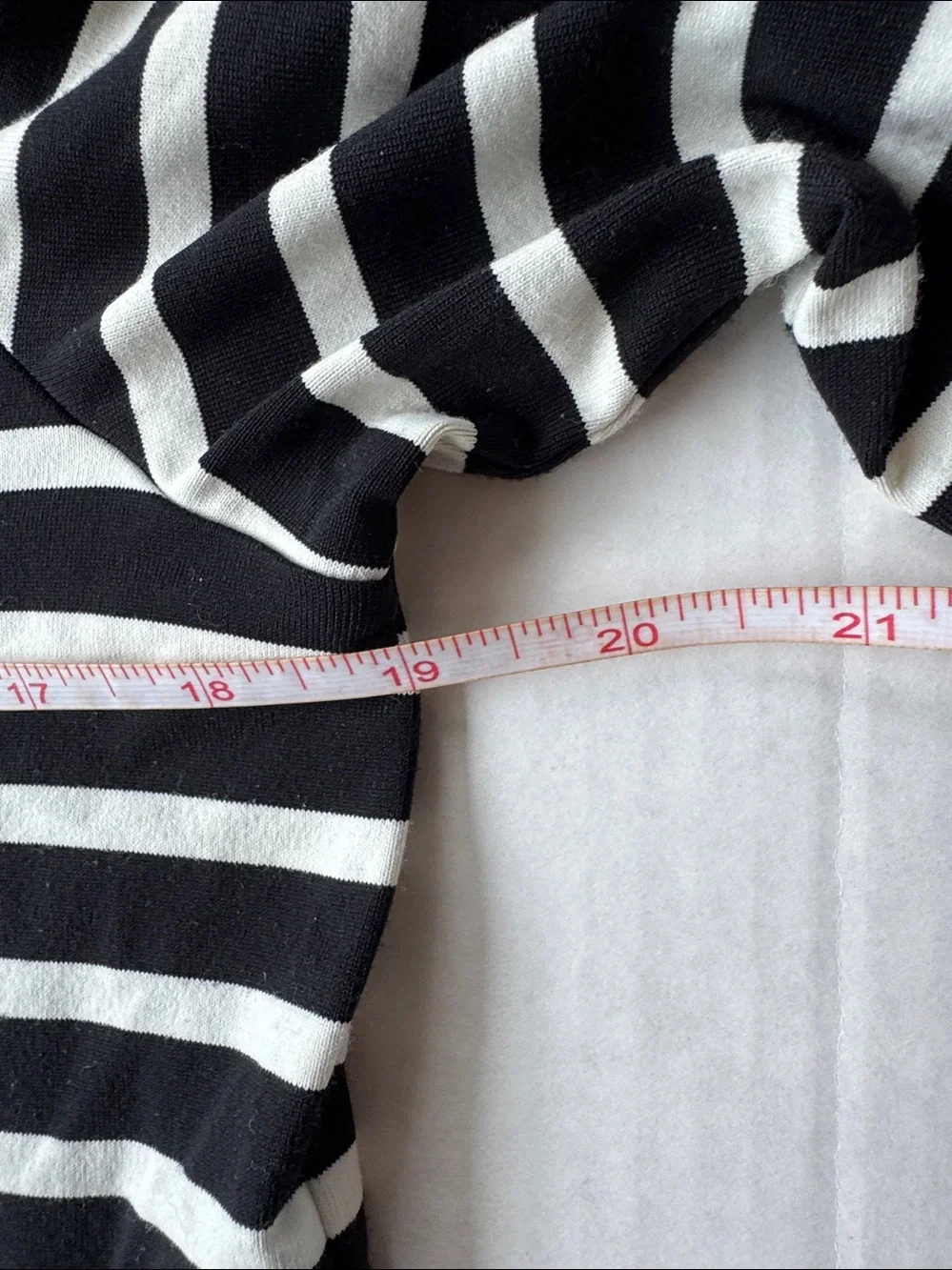 Saint James Black and White Breton Stripe Tee size 8 - Picture 5 of 10
